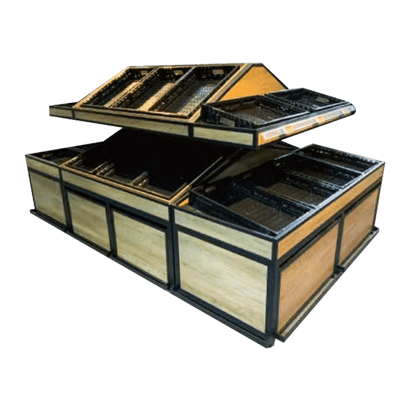 Ağır Hizmet Tipi Dayanıklı Meyve ve Sebze Rafı